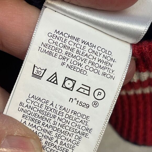 Ralph Lauren Multicolor Letterman Polo New York Fleece Varsity Jacket Large - Picture 6 of 11